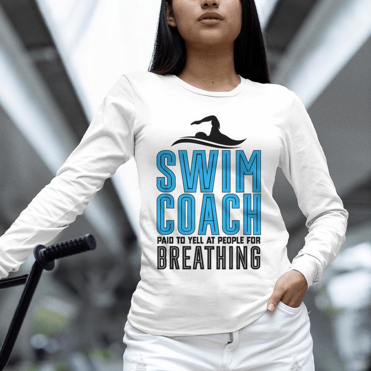 Swim Coach Swimmer Coach Swimming Coach Unisex Long Sleeve T-Shirt Swim Coach Swimmer Coach Swimming Coach Unisex Long Sleeve T-Shirt