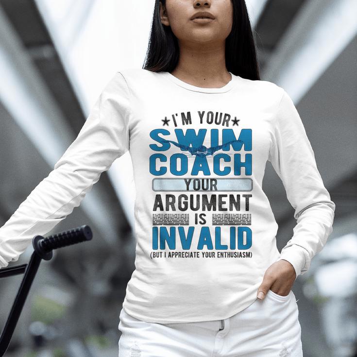 Swim Coach Swimming Coach Unisex Long Sleeve T-Shirt Swim Coach Swimming Coach Unisex Long Sleeve T-Shirt