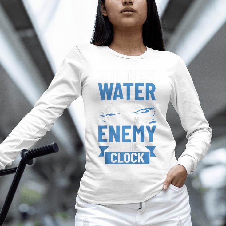 Swimming Enthusiast Swimming Expert Swimming Lover Swimmer Raglan Baseball Tee Unisex Long Sleeve T-Shirt Swimming Enthusiast Swimming Expert Swimming Lover Swimmer Raglan Baseball Tee Unisex Long Sleeve T-Shirt