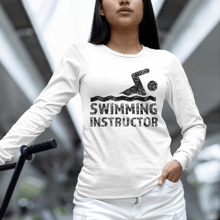 Swimming Instructor Lesson Swim Coach Unisex Long Sleeve T-Shirt
