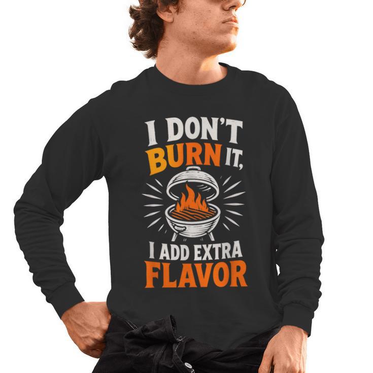 Backyard Pitmaster Father BBQ Dad Griller Men's Long Sleeve T-Shirt