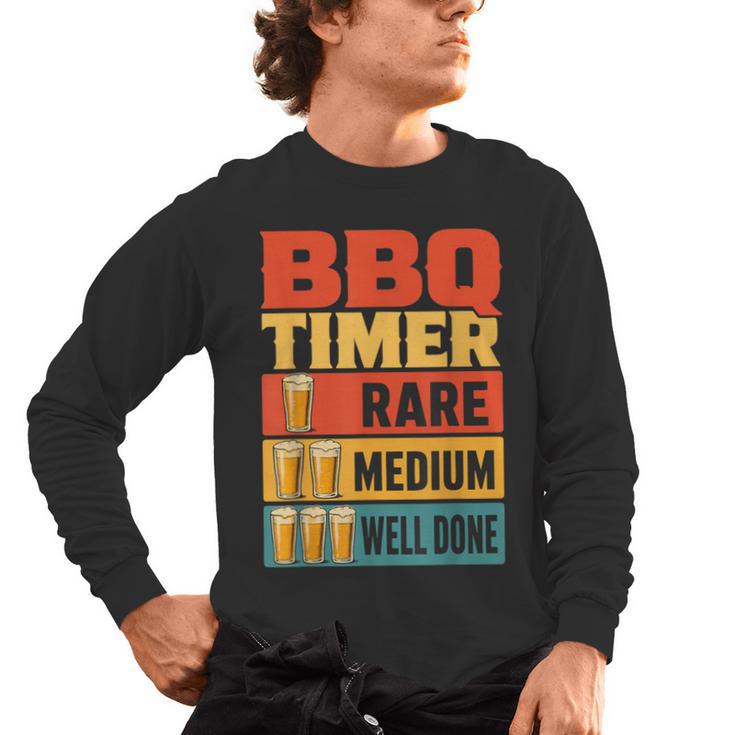 BBQ Dad Griller Weekend Barbecue Men's Long Sleeve T-Shirt