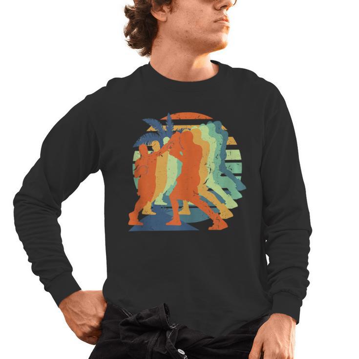 Boxing Kickboxing Muay Thai Men Boys Combat Sport Men's Long Sleeve T-Shirt