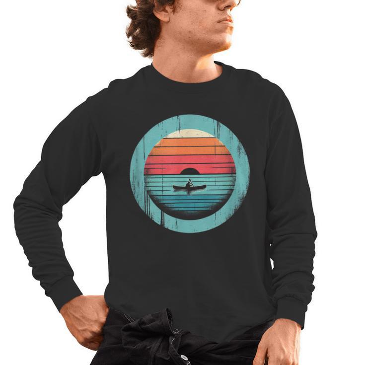 Canoe Sunset Men's Long Sleeve T-Shirt
