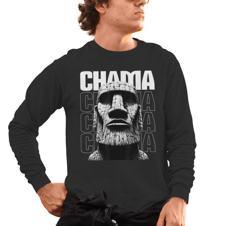 Chama MMA Mixed Martial Arts Fan Muay Thai Kickboxing Men's Long Sleeve T-Shirt