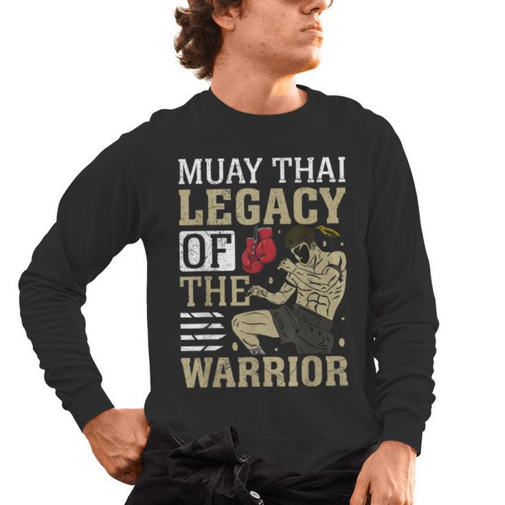Muay Thai Legacy Of The Warrior Muay Thai Men's Long Sleeve T-Shirt