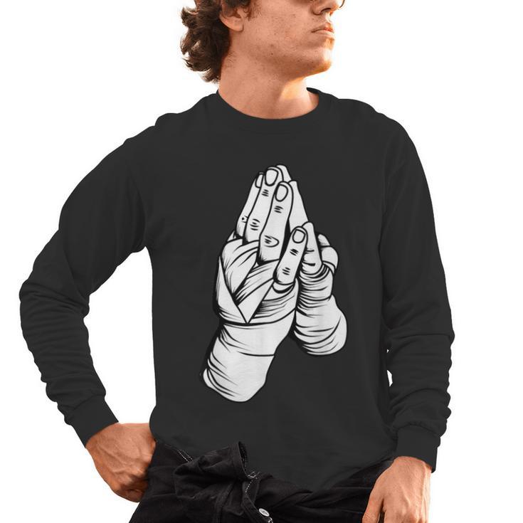 Muay Thai Martial Arts Combat Boxing Sport Men's Long Sleeve T-Shirt