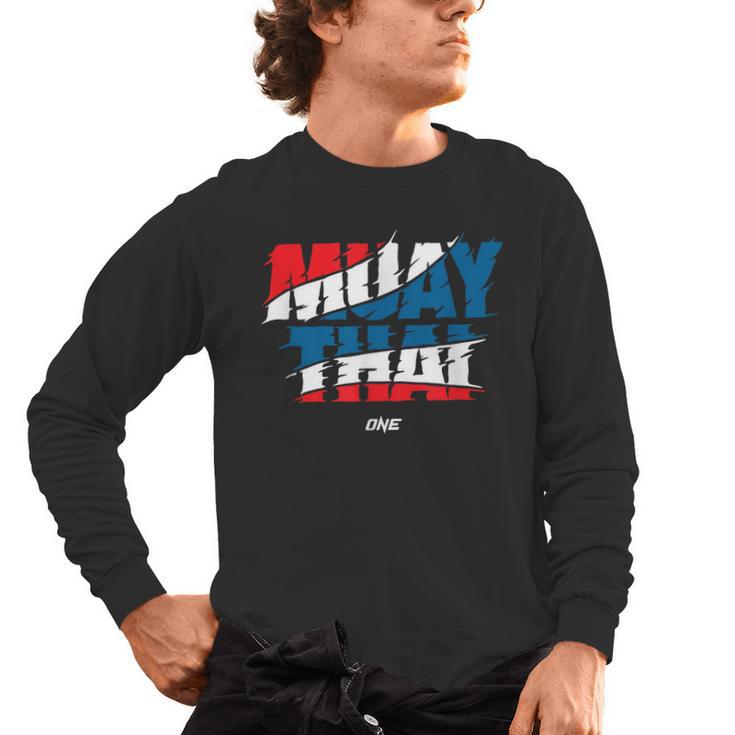 Official ONE Muay Thai Flag Men's Long Sleeve T-Shirt