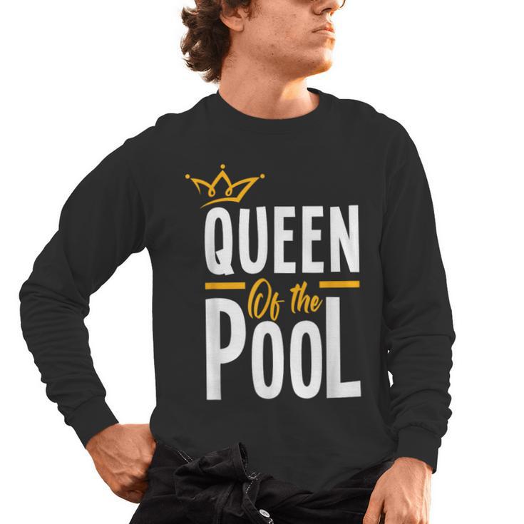 Queen Of The Pool Swimmers Swimming Swimmer Men's Long Sleeve T-Shirt