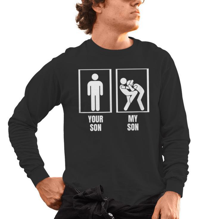Your Son My Son Dad Father Mom Mother Muay Thai Men's Long Sleeve T-Shirt