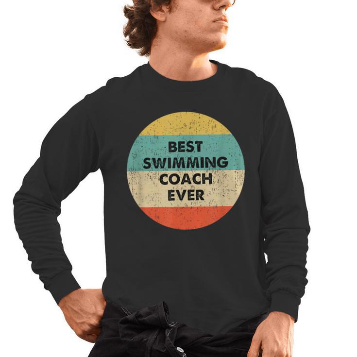 Swimming Coach Men's Long Sleeve T-Shirt