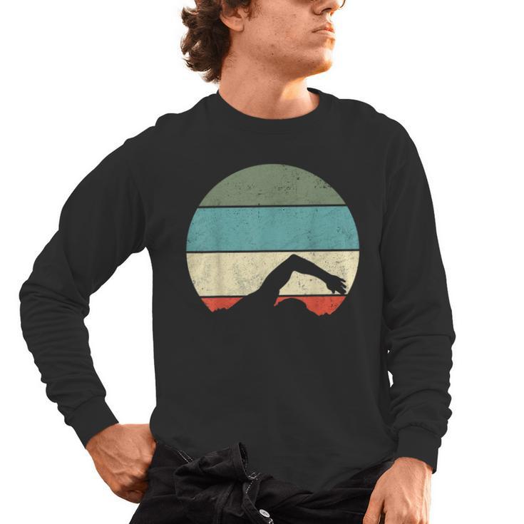 Swimming Men's Long Sleeve T-Shirt