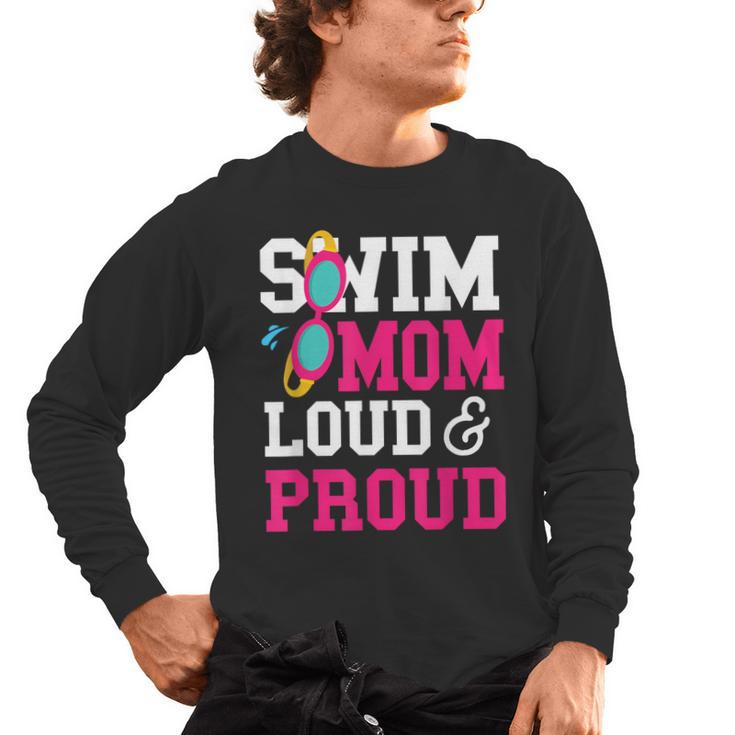 Swimming Swimmer Swim Mom Men's Long Sleeve T-Shirt