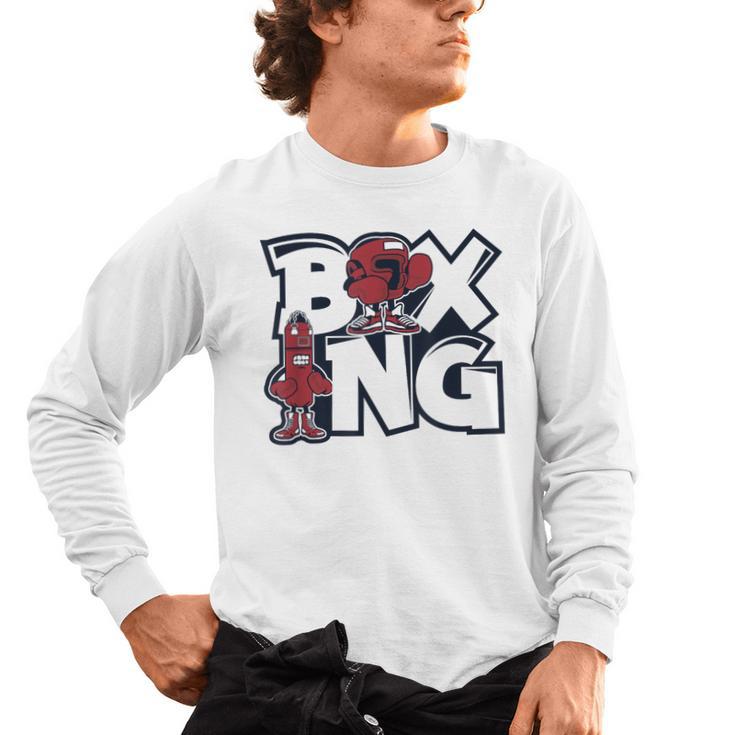 Boxing Professional Boxer Muay Thai Kickboxer Fan Boxing Men's Long Sleeve T-Shirt