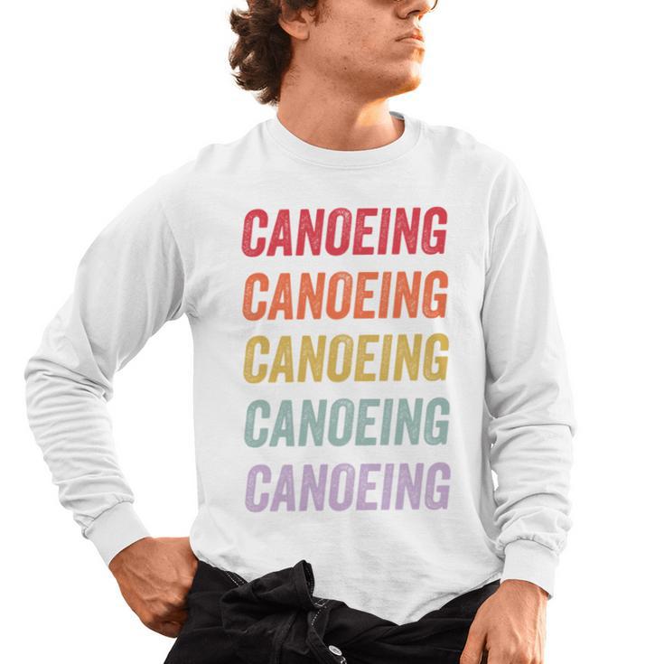 Canoeing Sweatshirt Men's Long Sleeve T-Shirt