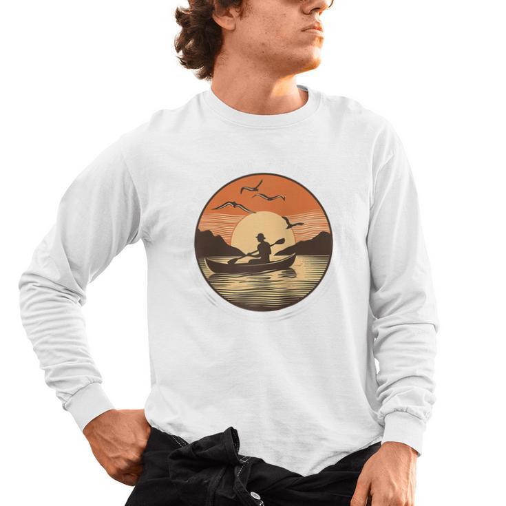 Kayak Kayaker Canoes-Boating Paddle-Life Canadier-Canoe Raglan Baseball Tee Men's Long Sleeve T-Shirt