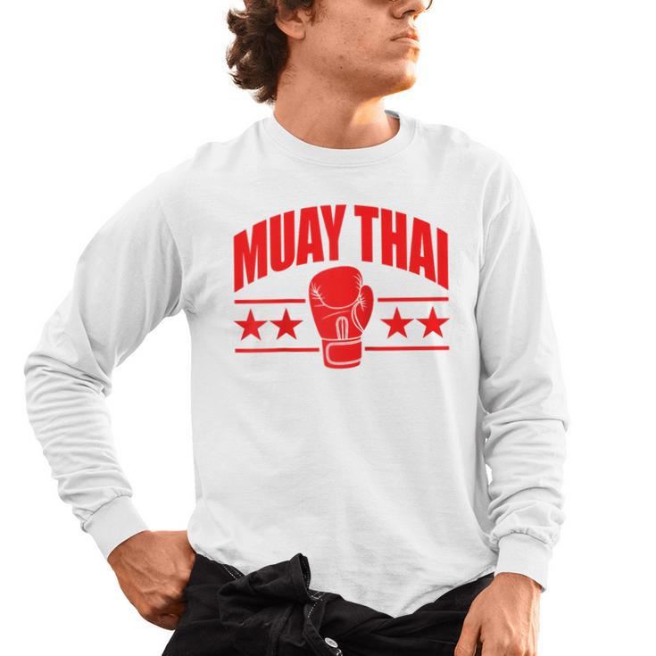 Muay Thai For Men Women Kids Mixed Martial Arts Raglan Baseball Tee Men's Long Sleeve T-Shirt