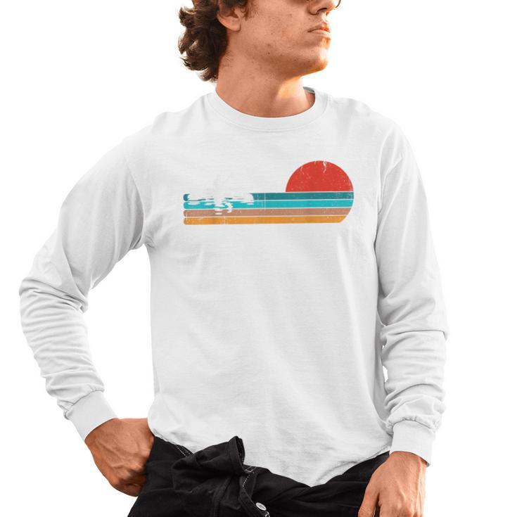 Paddling Canoe Retro Vintage For Canoeists And Paddle Men's Long Sleeve T-Shirt