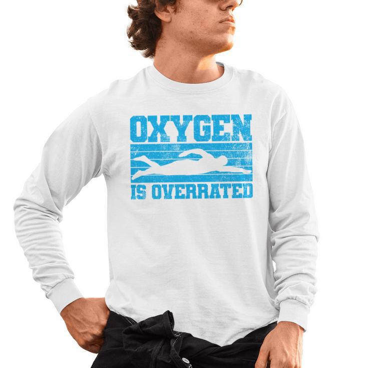 Swimming Swimmer Swim Men's Long Sleeve T-Shirt