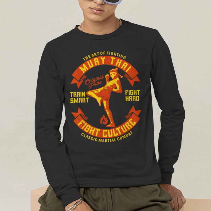 The Art Of Fighting Culture Muay Thai Men's Long Sleeve T-Shirt