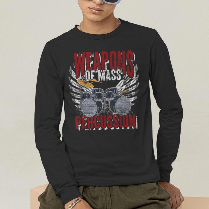 Drummer Rock Drummer Drum Kit Men's Long Sleeve T-Shirt Drummer Rock Drummer Drum Kit Men's Long Sleeve T-Shirt