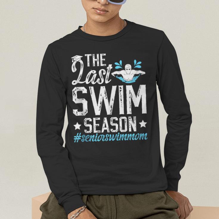 Last Swim Season Swim Senior Mom Swimming Senior Mama Men's Long Sleeve T-Shirt Last Swim Season Swim Senior Mom Swimming Senior Mama Men's Long Sleeve T-Shirt
