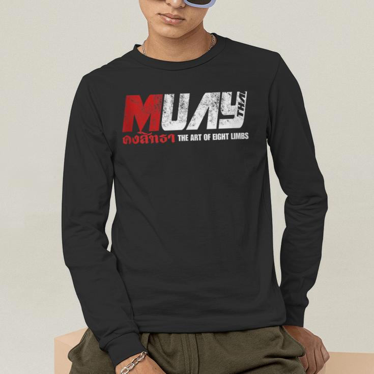 Martial Arts Muay Thai Men's Long Sleeve T-Shirt