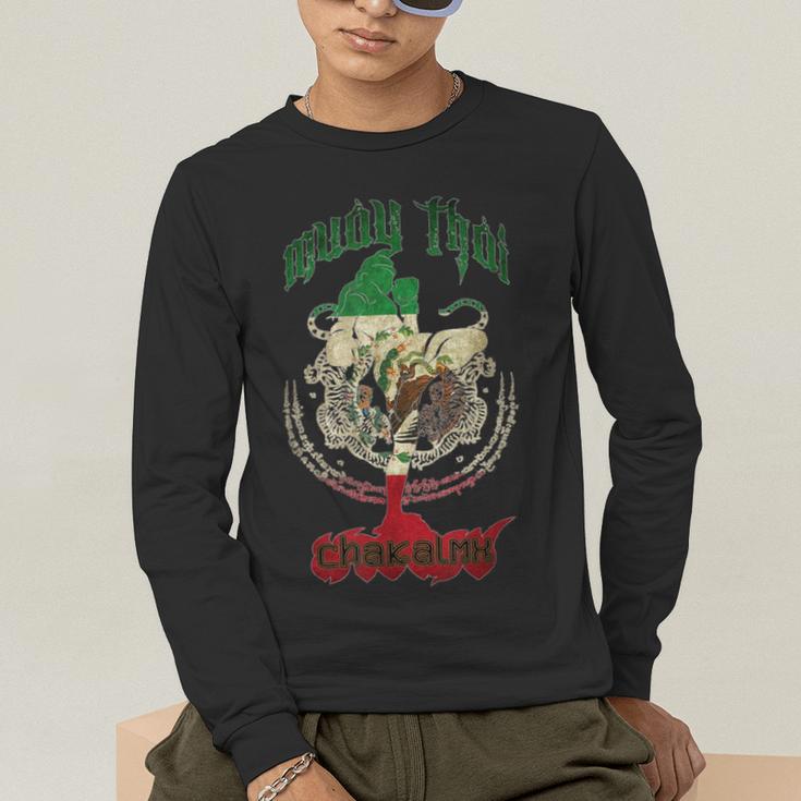 Mexico Muay Thai Men's Long Sleeve T-Shirt Mexico Muay Thai Men's Long Sleeve T-Shirt
