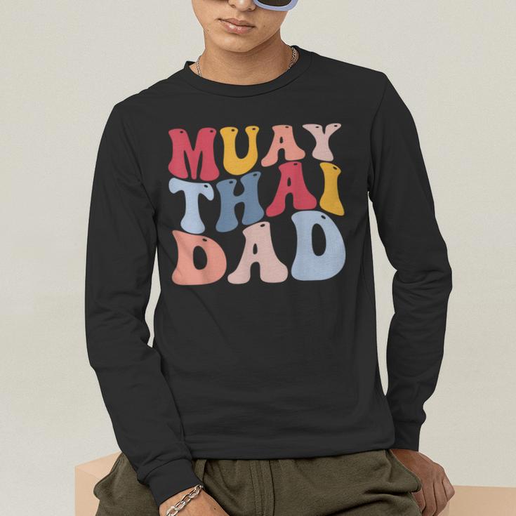 Muay Thai Dad Thai Boxing Dad Men's Long Sleeve T-Shirt