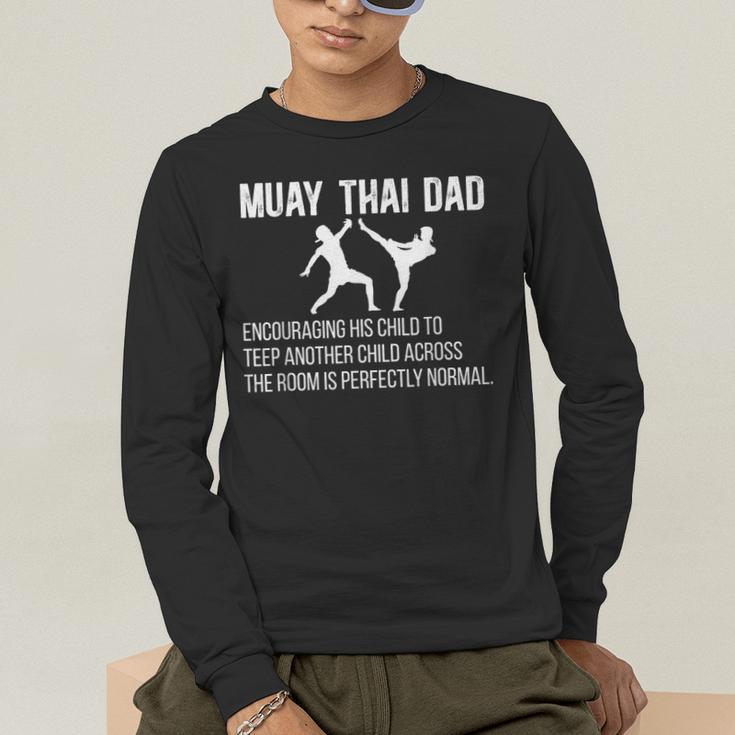Muay Thai Dad Definition Muay Thai Father Men's Long Sleeve T-Shirt Muay Thai Dad Definition Muay Thai Father Men's Long Sleeve T-Shirt