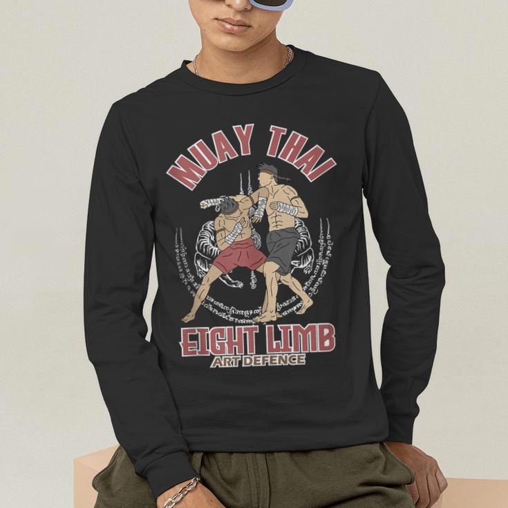 Muay Thai Eight Limb Art Defence Men's Long Sleeve T-Shirt