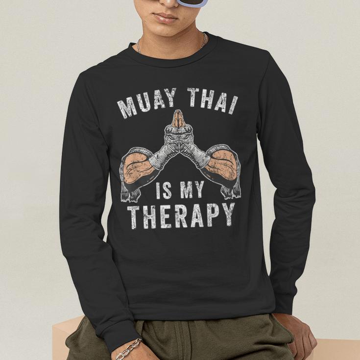 Muay Thai Fighter Martial Arts Sport Muay Thai Men's Long Sleeve T-Shirt Muay Thai Fighter Martial Arts Sport Muay Thai Men's Long Sleeve T-Shirt