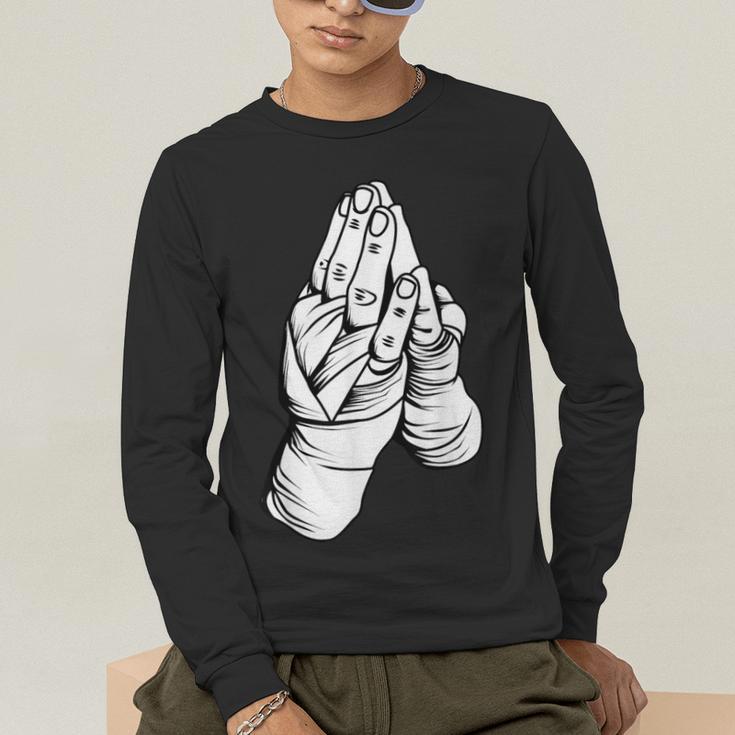 Muay Thai Martial Arts Combat Boxing Sport Men's Long Sleeve T-Shirt