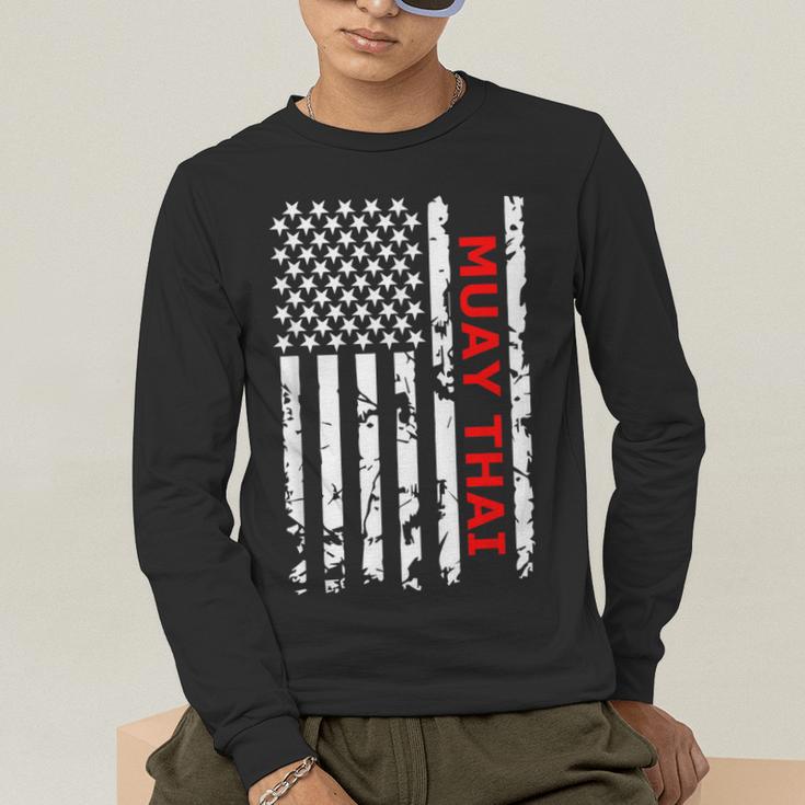 Muay Thai Martial Arts Men's Long Sleeve T-Shirt