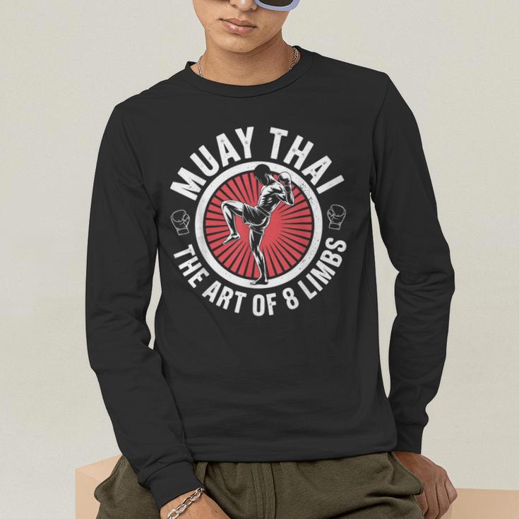 Muay Thai For Men Women Kids Mixed Martial Arts Men's Long Sleeve T-Shirt