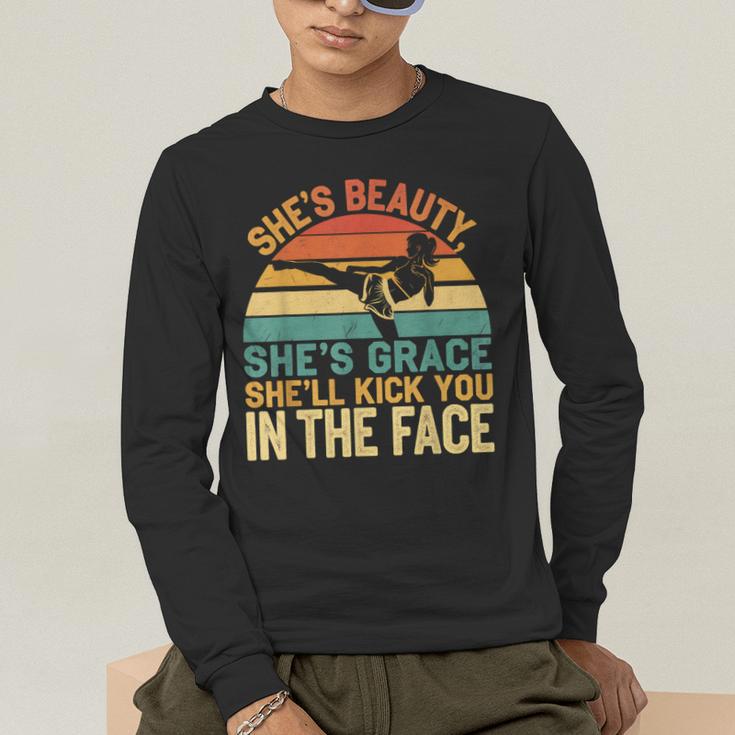 Muay Thai For Women Muay Thai Men's Long Sleeve T-Shirt Muay Thai For Women Muay Thai Men's Long Sleeve T-Shirt