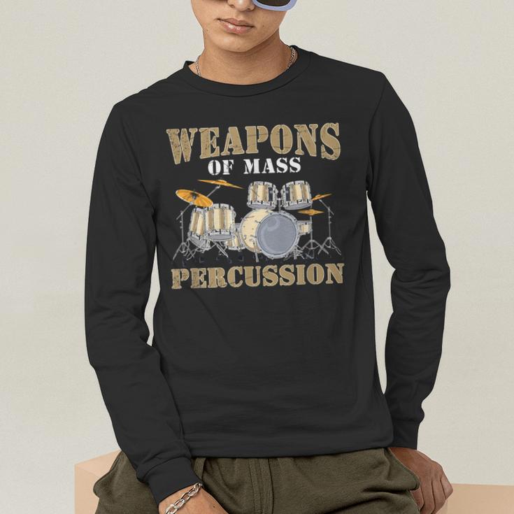 Rock Band Musical Instrument Drum Kit Men's Long Sleeve T-Shirt Rock Band Musical Instrument Drum Kit Men's Long Sleeve T-Shirt