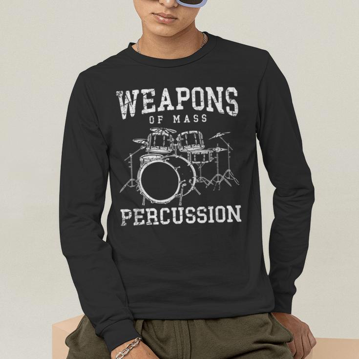 Rock Musician Drummer Drum Kit Men's Long Sleeve T-Shirt Rock Musician Drummer Drum Kit Men's Long Sleeve T-Shirt