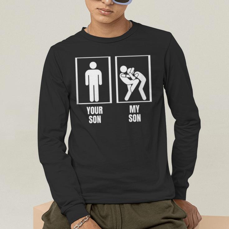 Your Son My Son Dad Father Mom Mother Muay Thai Men's Long Sleeve T-Shirt Your Son My Son Dad Father Mom Mother Muay Thai Men's Long Sleeve T-Shirt