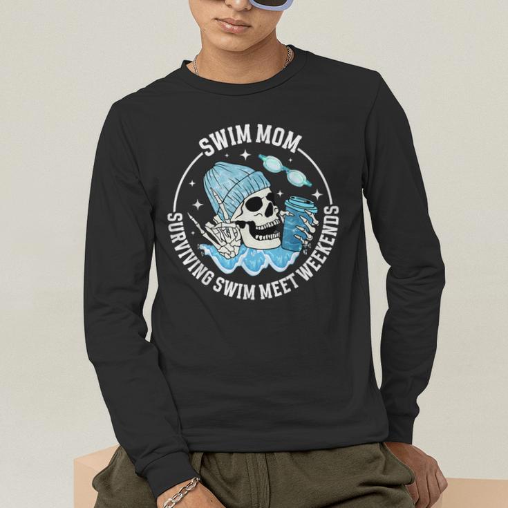 Swim Meets Swim Mom Of A Swimmer Mom Swim Mama Swimming Mom Men's Long Sleeve T-Shirt Swim Meets Swim Mom Of A Swimmer Mom Swim Mama Swimming Mom Men's Long Sleeve T-Shirt