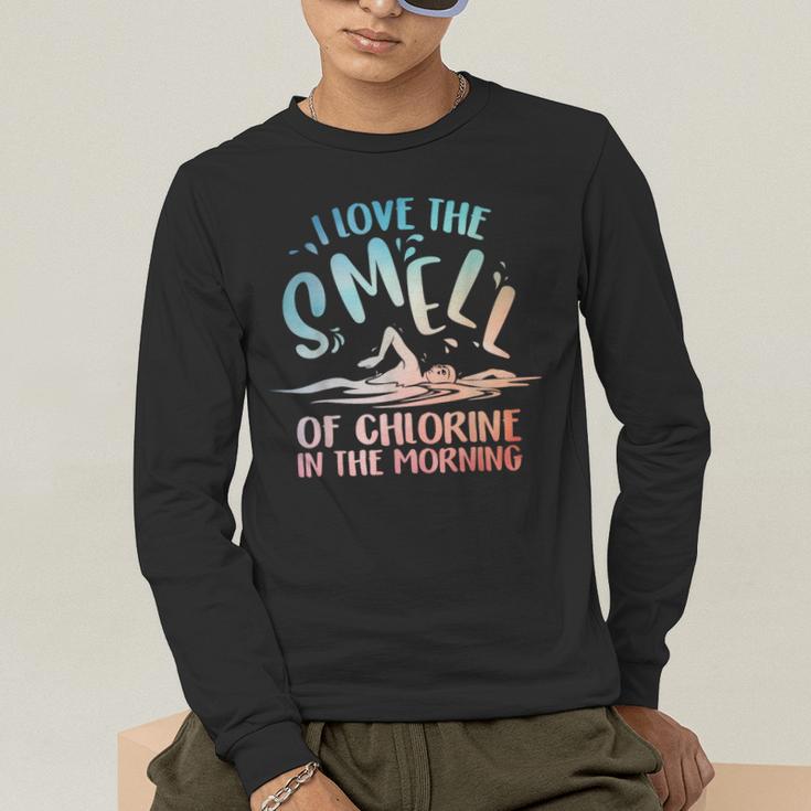 Swimmer Art For Men Women Swim Team Coach Swimming Men's Long Sleeve T-Shirt Swimmer Art For Men Women Swim Team Coach Swimming Men's Long Sleeve T-Shirt