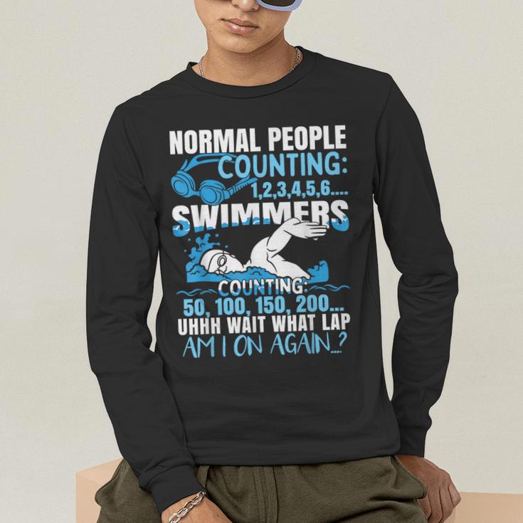 Swimming Humor Swim Men's Long Sleeve T-Shirt Swimming Humor Swim Men's Long Sleeve T-Shirt