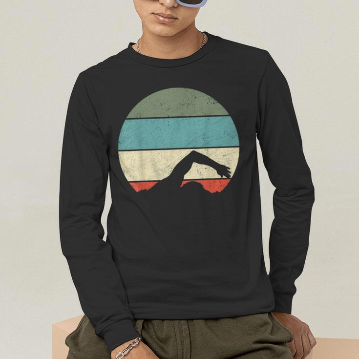 Swimming Men's Long Sleeve T-Shirt