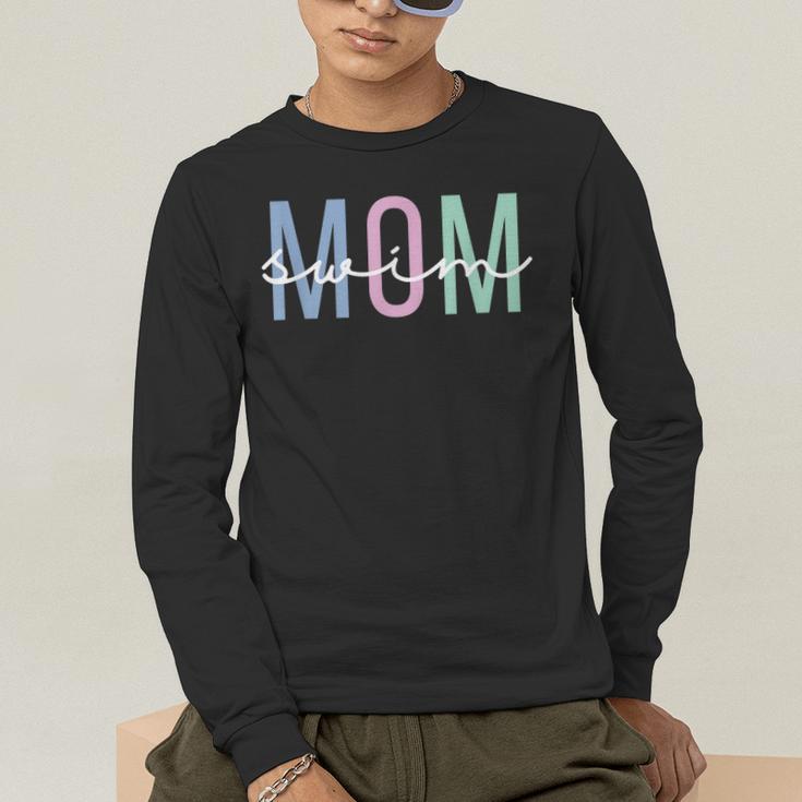 Swimming Sport Ideas For Everybody Women's Swim Mom Swim Team Swimmers Mother Men's Long Sleeve T-Shirt Swimming Sport Ideas For Everybody Women's Swim Mom Swim Team Swimmers Mother Men's Long Sleeve T-Shirt
