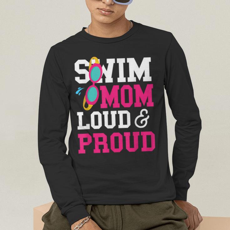Swimming Swimmer Swim Mom Men's Long Sleeve T-Shirt