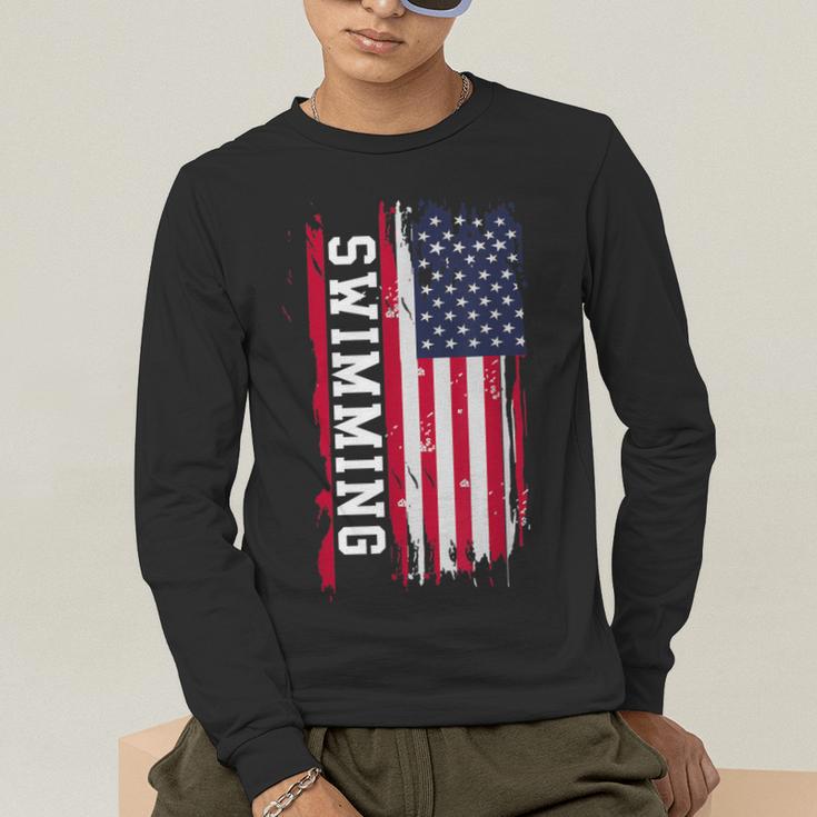Swimming And Swimmers Men's Long Sleeve T-Shirt