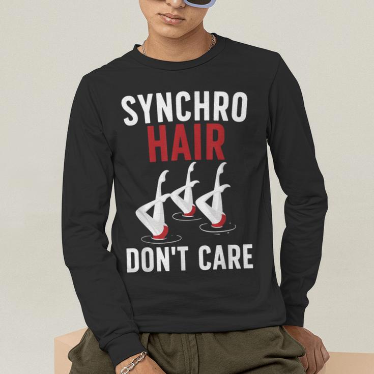 Synchronized Swimming Art For Men Women Synchronized Swim Men's Long Sleeve T-Shirt Synchronized Swimming Art For Men Women Synchronized Swim Men's Long Sleeve T-Shirt