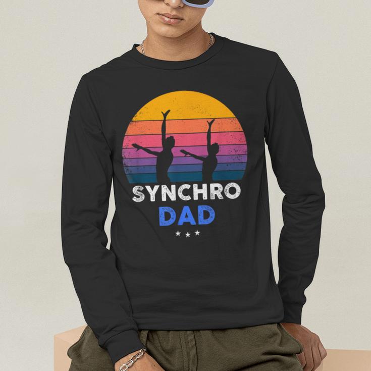 Synchronized Swimming Synchro Dad Men's Long Sleeve T-Shirt Synchronized Swimming Synchro Dad Men's Long Sleeve T-Shirt