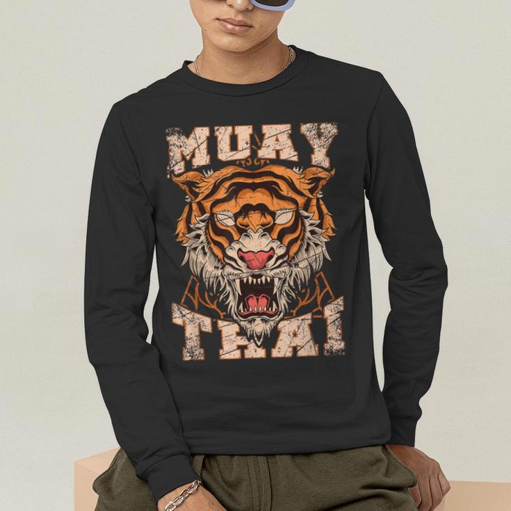 Tiger Asia Ninja Muay Thai Men's Long Sleeve T-Shirt Tiger Asia Ninja Muay Thai Men's Long Sleeve T-Shirt