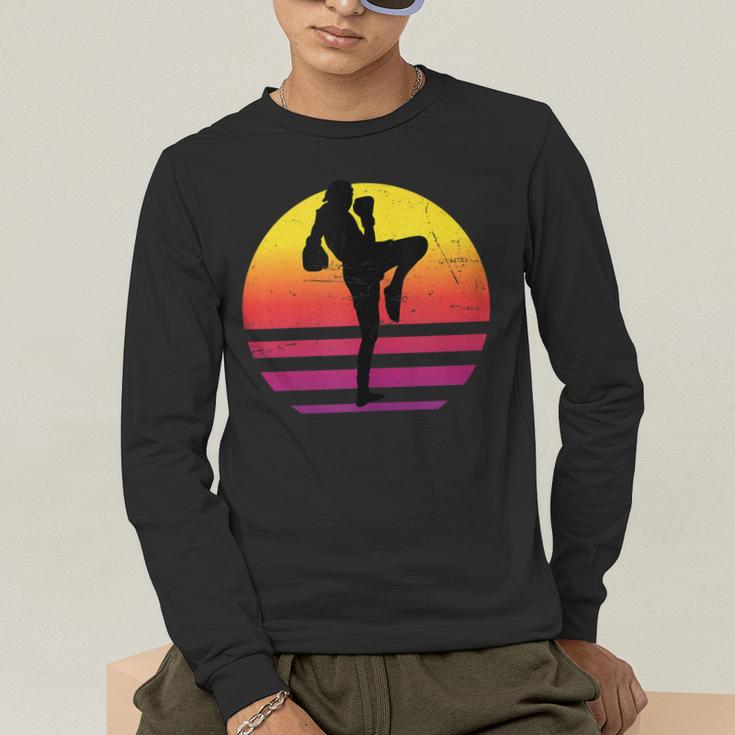 Women's Thai Boxer Thai Boxing Muay Thai Men's Long Sleeve T-Shirt Women's Thai Boxer Thai Boxing Muay Thai Men's Long Sleeve T-Shirt